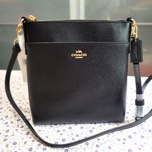 New Coach Kitt Messenger Crossbody Bag black
